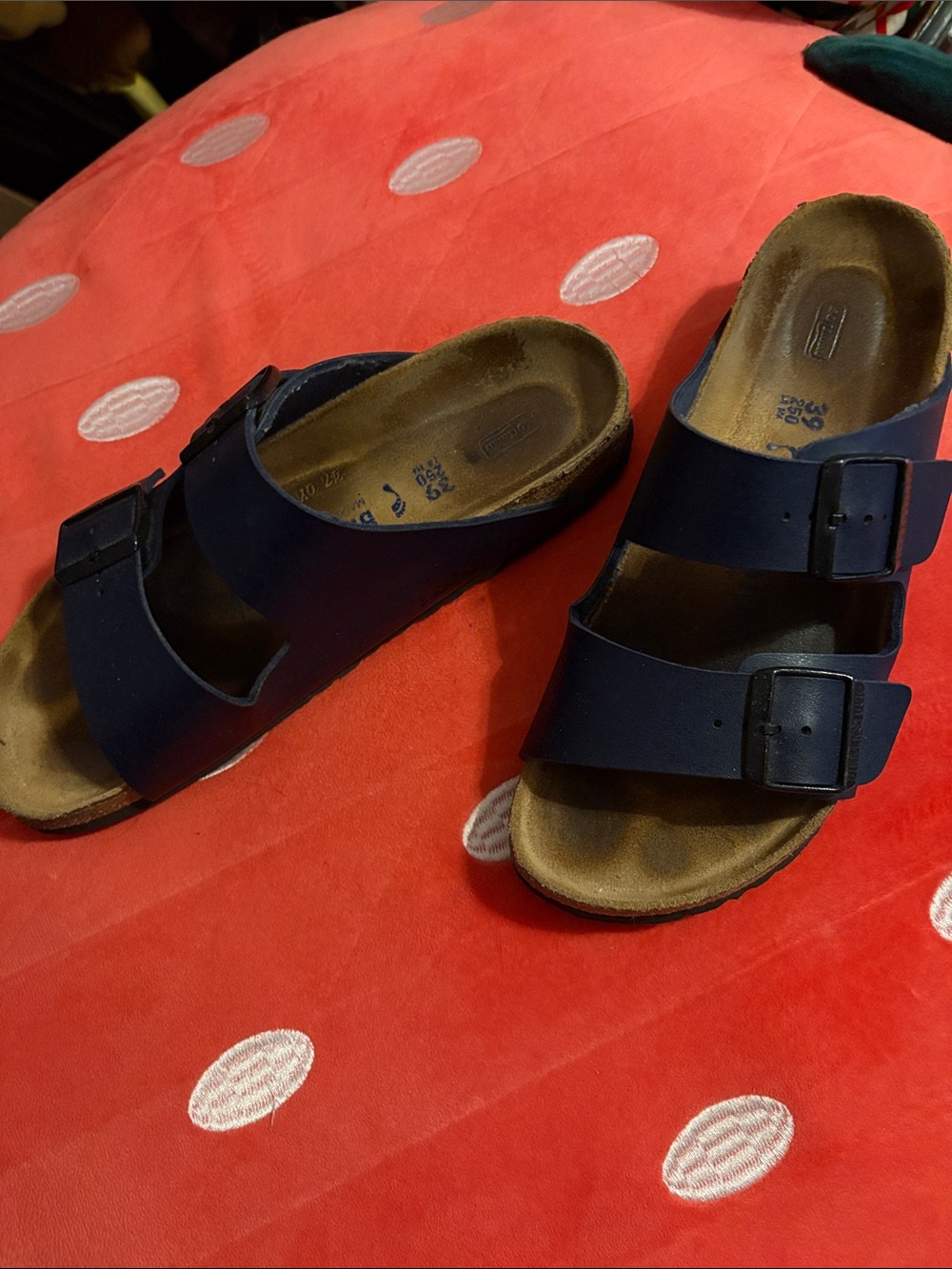 Birkenstock Women’s Double Strap Sandals in Navy